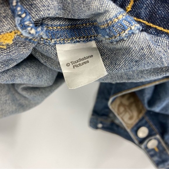 Disney Store Vintage Denim Jack Skellington Nightmare Jacket Medium - Picture 9 of 9